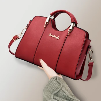 

2019 High Quality Fashion Female Bag Women Leather Shoulder Bag Vintage Messenger Bag for Ladies Wild Nature Handbag