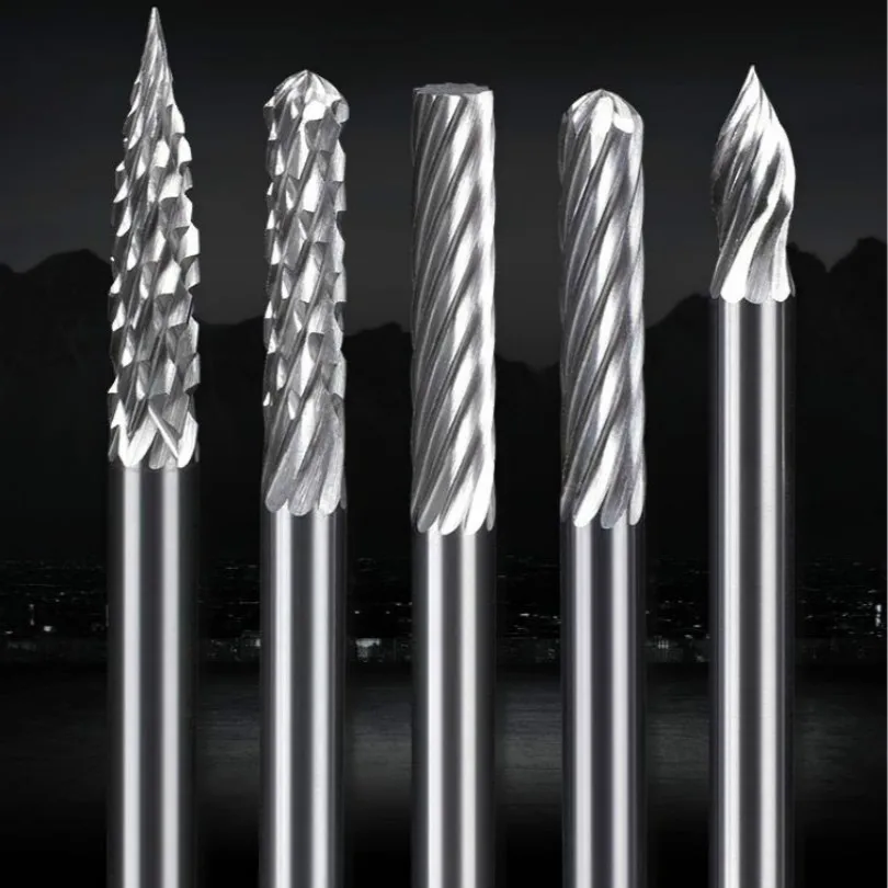 

3*3 Tungsten carbide single double slot router bit milling cutter woodwork router bits for wood milling cutter rotary cutters