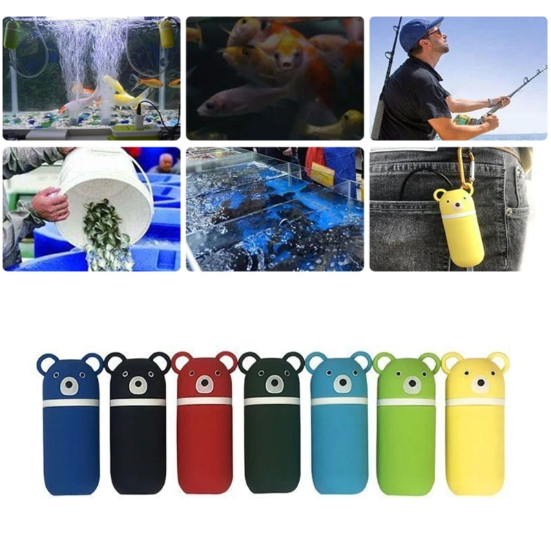 

Portable Mini USB Aquarium Oxygen Pump Powerful Mute Energy Save Compressor Fish