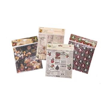 

10packs/lot Kawaii Christmas Background Sticker Happy Forest Stickers for Scrapbooking DIY Projects