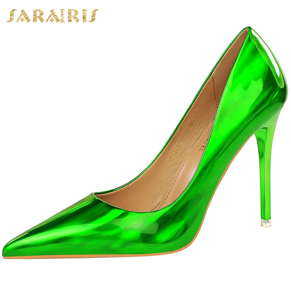 

Sarairis On Sale Bigtree Sexy Fetish High Heels Women Slip On Pointed Toe Party Wedding Summer Shoes Woman Pumps