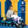 Kids Ride-On Toy Electric In Ride On Four-Wheeler Train Baby Toys Car Remote Control Car Dual Drive With Music For Children Ride 1