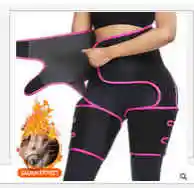 

WAIST SECRET Woman Sweat Thigh Trimmers Leg Shaper Fajas Neoprene Slimming Belt Control Panties Fat Burning Wraps Thermo Belt