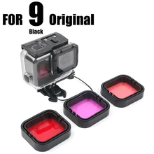 Aliexpress - Diving Filter Red Pink Purple waterproof Case Underwater Housing Dive Filtors For Gopro Hero 5 6 7 Black For Go Pro Accessory