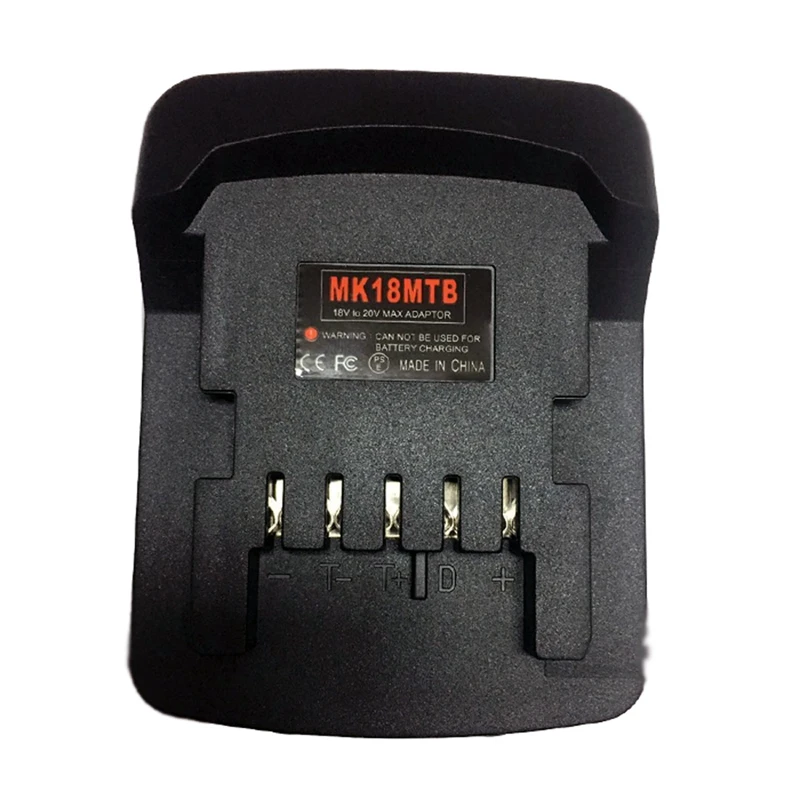MK18MTB 배터리 컨버터 어댑터, 마키타 18V 리튬 이온 배터리, 메타보 18V 전동 공구 리튬 배터리로 변환