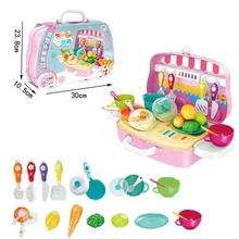 Ремесленник, набор игрушек, игровой домик, коробка для игрушек, игровой домик, портативные чемоданы игрушки, кухонный инструмент, медицинское оборудование, макияж, обучающая игрушка