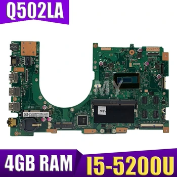 

Akemy Q502LAB Q502L Laptop Motherboard w/ I5-5200U 4GB-RAM For ASUS Q502LAB Q502LA Q502L Mainboard