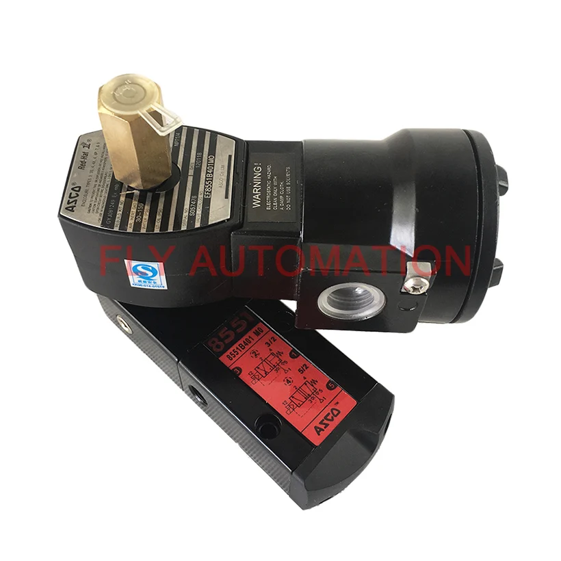 VCEFCM8551B401 8551B401 ASCO 8551 серия 1/4 дюймовый Алюминиевый электромагнитный клапан общего