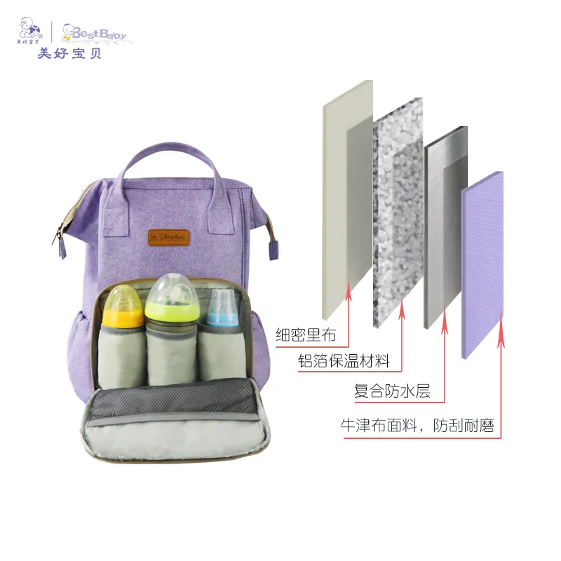 Сумка на плечо для подгузников, многофункциональная сумка для мам, модная женская сумка Baoma для кормления, сумка для подгузников большого объема