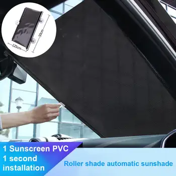 

Car Retractable Windshield Anti-UV Car Window Shade Car Front Sun Block Auto Rear Window Foldable Curtain Sunshade