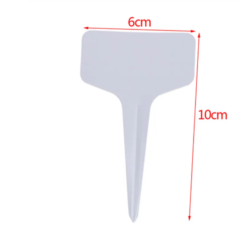 Forró 10 Db T-Típusú Óvodai Kerti Növény Címkék Virágcímkék Növényi Magcímke Pot Marker Növényekhez Diy Dekorációs Szerszámok - Image 6
