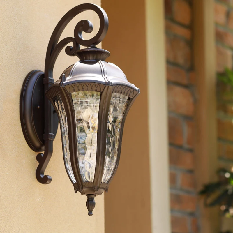 

European Style Waterproof Wall Lamp Villa Outdoor Creative Aisle Balcony Corridor Courtyard Terrace Lighting