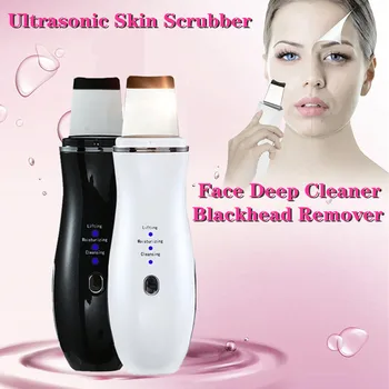 

Ultrasonic Skin Scrubber Face Cleansing Deep Acne Blackhead Remover Anti Wrinkles Beauty Machine Facial Peeling Skin Care Tools