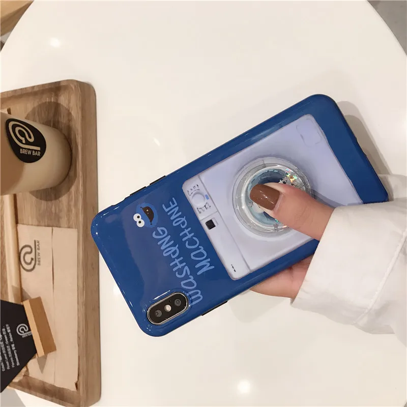 GYKZ Забавный Улица Сезам зыбучий песок Телефон чехол для iPhone 7 XS MAX XR X8 6 6s Plus стиральная машина Печать мягкая задняя крышка оболочка