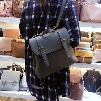 

Shoulder bag female new fashion college wind schoolbag personalized fashion dual-use travel backpack popular backpack