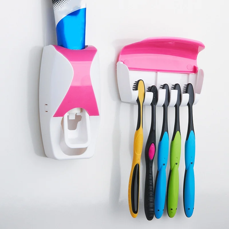 Креативная зубная паста для ленивых диспенсер 5 держатель для зубной пасты и для зубной щетки соковыжималка полки для ванной комнаты Аксессуары для купания H1