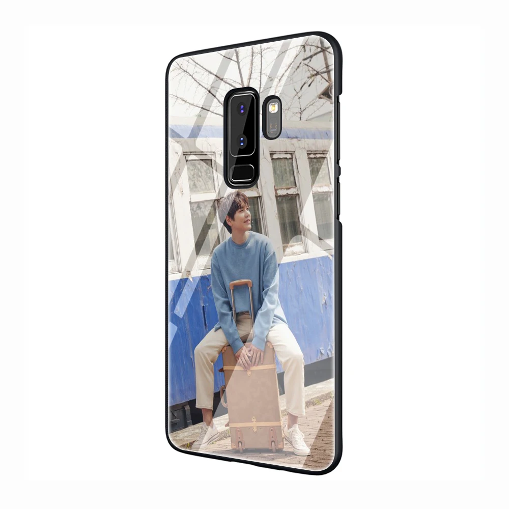 G2 Super Junior в Корейском стиле Kpop закаленное Стекло чехол для телефона чехол для samsung Galaxy S7 край S8 Note 8, 9, 10, плюс A10 20 30 40 50 60 70 - Цвет: G2