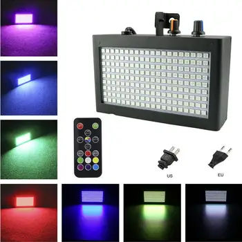 

Studyset 180LEDs Strobe Flash Light Portable Auto Running Sound Control Speed Adjustable for Stage Disco DJ Party Ktv Wedding