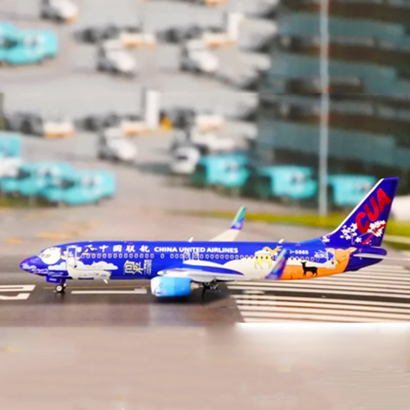 

1:400 Scale China United Airlines B737-800 Alloy Diecast Aircraft Model Plane Toy Airplane Collectible Artwork for air fans gift