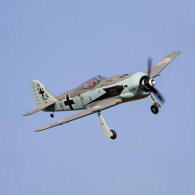 US $270.39 Dynam Focke Wulf Fw190 1270mm Wingspan Epo Warbird Model Building Rc Airplane Drone Pnp With Retracts Outdoor Toys For Children