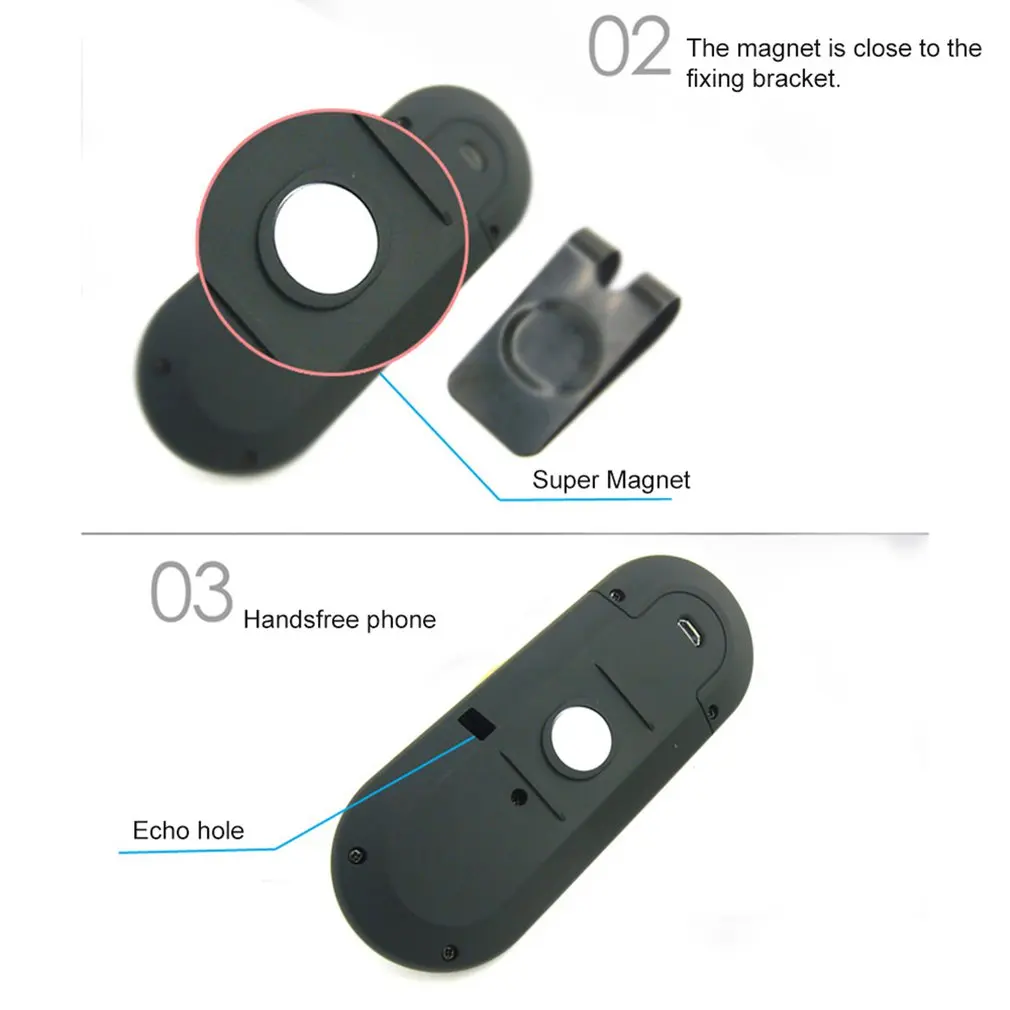BT501 USB B-T Handsfree автомобильный комплект беспроводной динамик телефон MP3 музыкальный плеер Солнцезащитный козырек клип динамик телефон Hands-Free