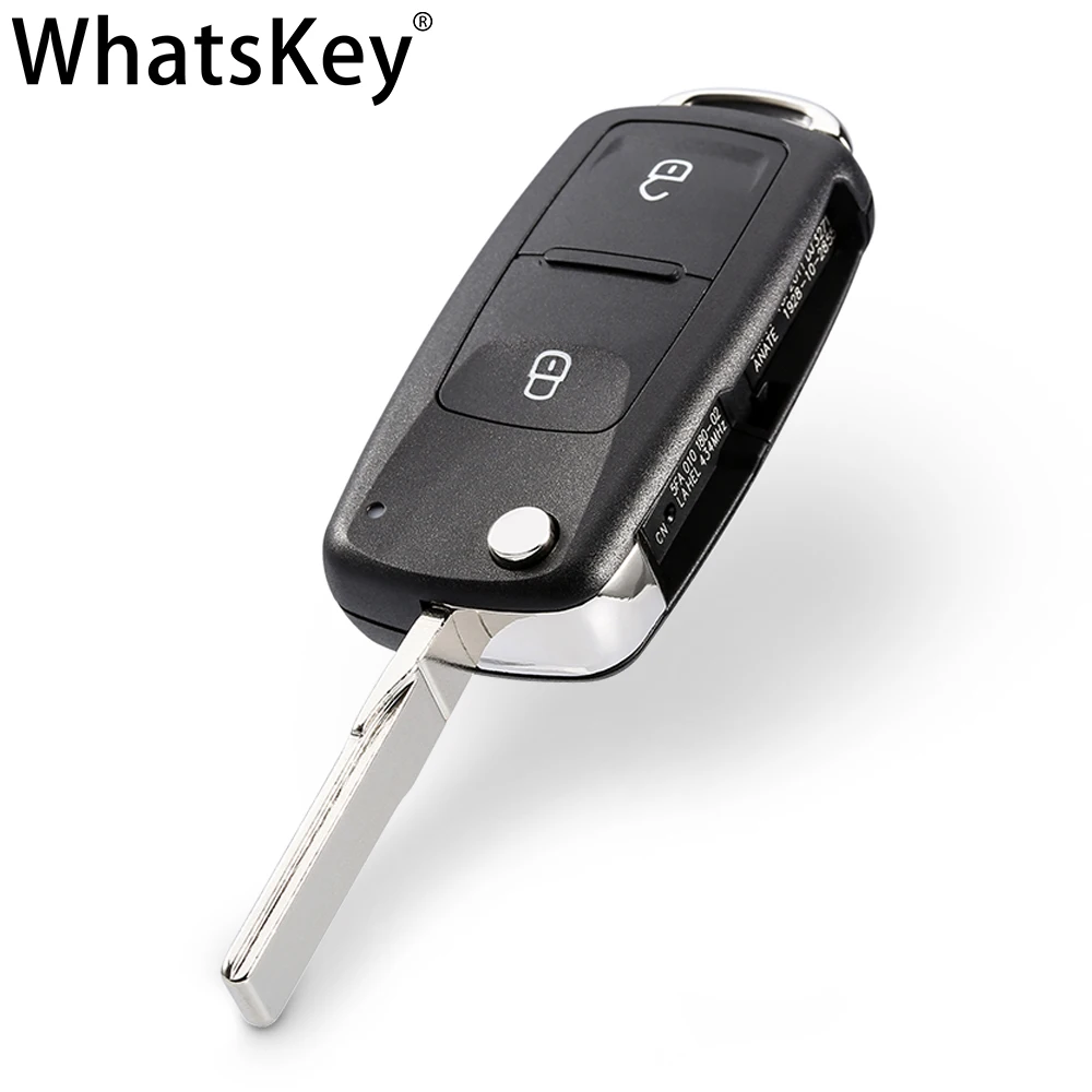 WhatsKey 2/3 Taste Ersatz Für VW Volkswagen Polo Lavida Golf MK6 SITZ Skoda  Octavia Passat Folding Remote-Car Key Shell - AliExpress