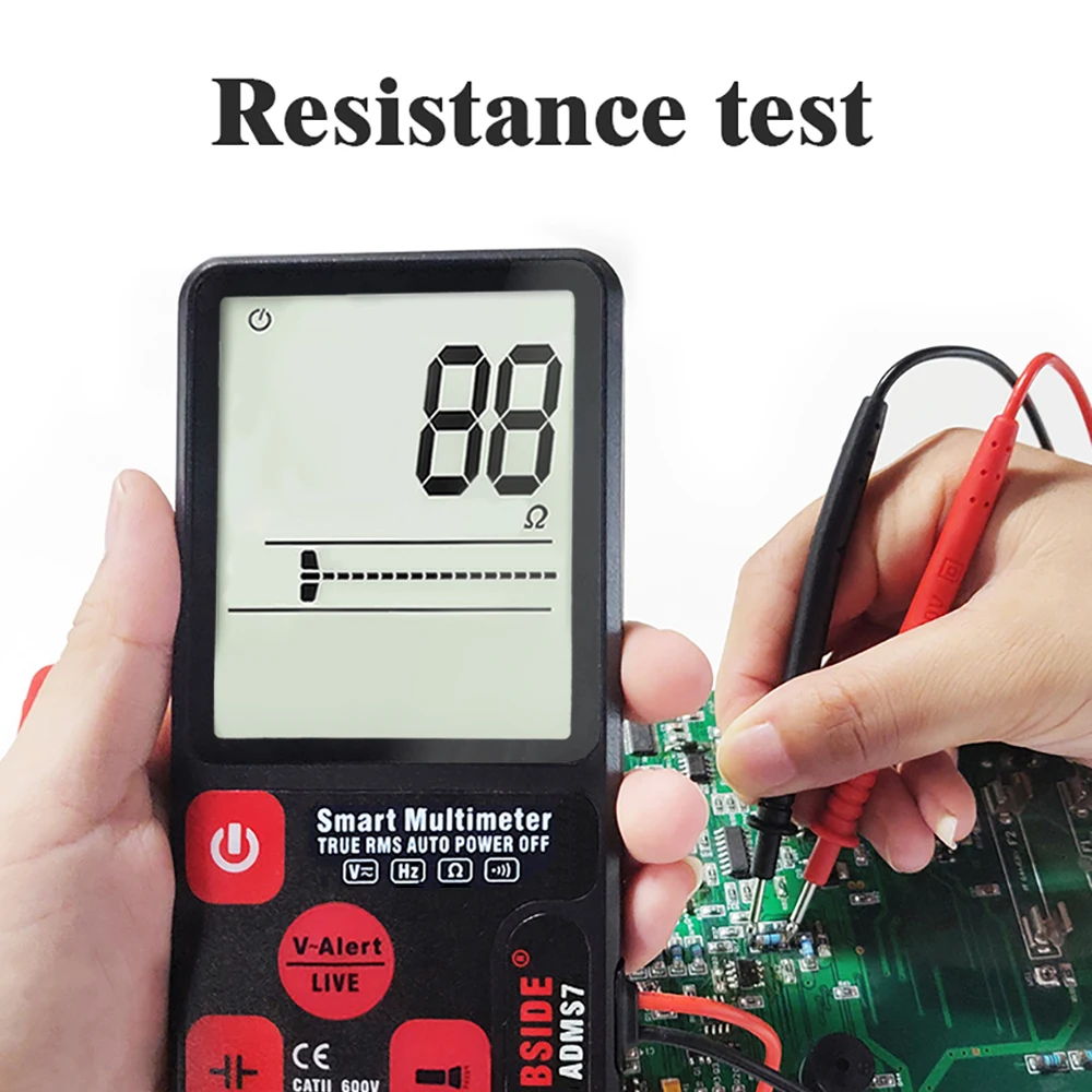 New Mini Digital Multimeter BSIDE ADMS9 S7 Tester Voltmeter Resistance NCV Continuity Test With