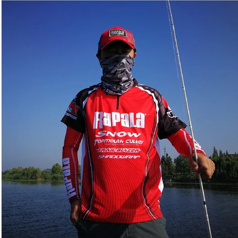 Оригинальная брендовая одежда для Rapala, летняя футболка для рыбалки, быстросохнущая дышащая футболка с коротким рукавом и защитой от ультрафиолетового излучения для рыбалки