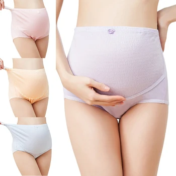 

U-Shaped High Waist Maternity Panties Pregnant Women Underwear Large Size Cotton Women Underpants Breathable Maternity Underwear