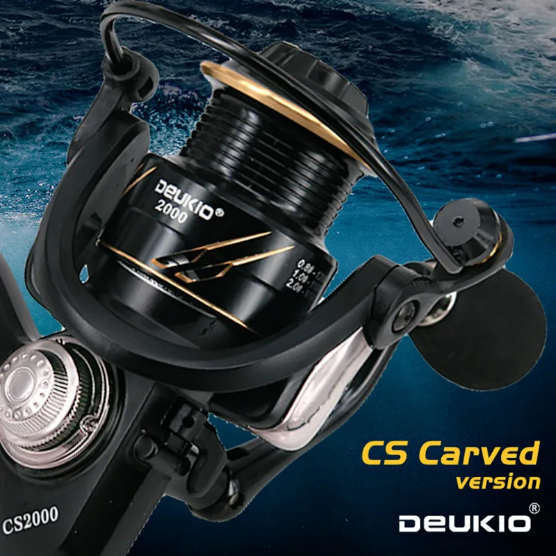 Рыболовная катушка Deukio CS2000/3000 спиннинг 5 0: 1 мелководье для приманки