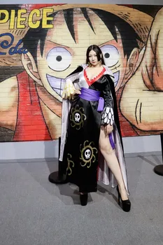 

ONE PIECE Anime Cosplay Boa Hancock Cosplay Costume sexy dress female Halloween costumes custom made
