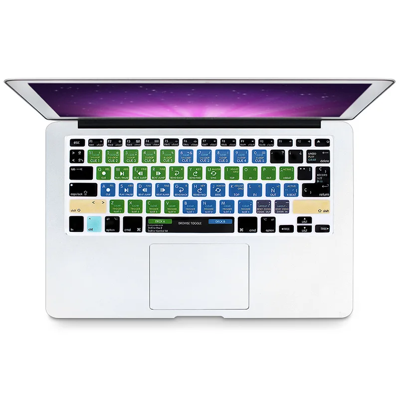Силиконовая клавиатура с функцией горячей клавиши для Mac Air Pro Retina 13 &quot15&quot