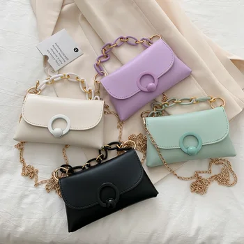 

Summer western style small bag 2020 new fashion female bag wild ins messenger bag net red chain small square bag