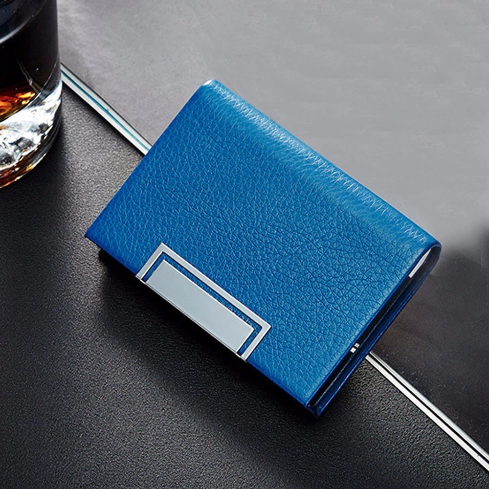 2019 New Unisex Leather Card Holder Fold Design Multiple Card Slots  For Women Men  High Quality Credit Card ID Business 822