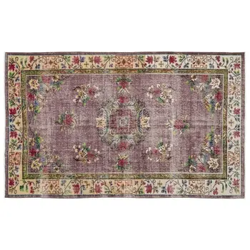 

Handmade Natural Vintage Turkish Area Rug 165x263 Cm-5'5''X8'8''