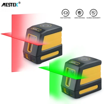

Laser Level Self-Leveling Horizontal and Vertical Cross Line Red/Green Beam Portable Mini Level Meter nivel laser 360 Two Line