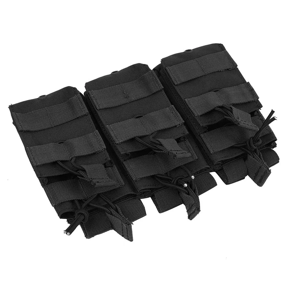 Тактический MOLLE тройной Открытый Топ подсумок быстро AK AR M4 FAMAS маг дампа патронов