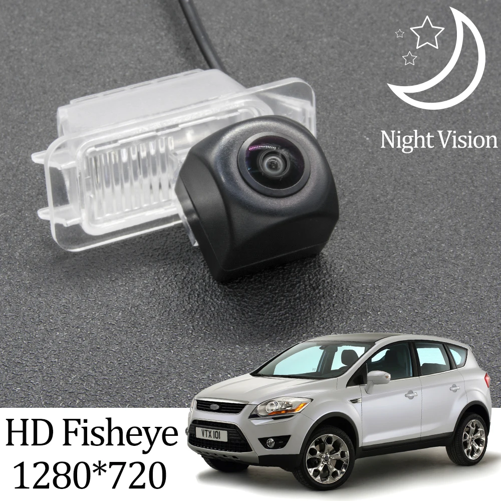 Owtosin HD 1280*720 рыбий глаз камера заднего вида для Ford Kuga MK1 2008 2009 2010 2011 Автомобильный