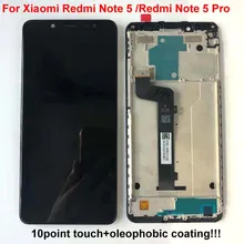AAA качественный ЖК-дисплей+ рамка для Xiaomi Redmi Note 5 Pro ЖК-экран Замена для Redmi Note 5 lcd Snapdragon 636