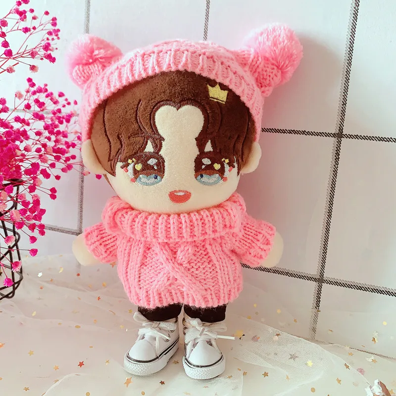 Одежда для куклы 20 см красивый розовый свитер аксессуары кукол корейские Kpop EXO idol