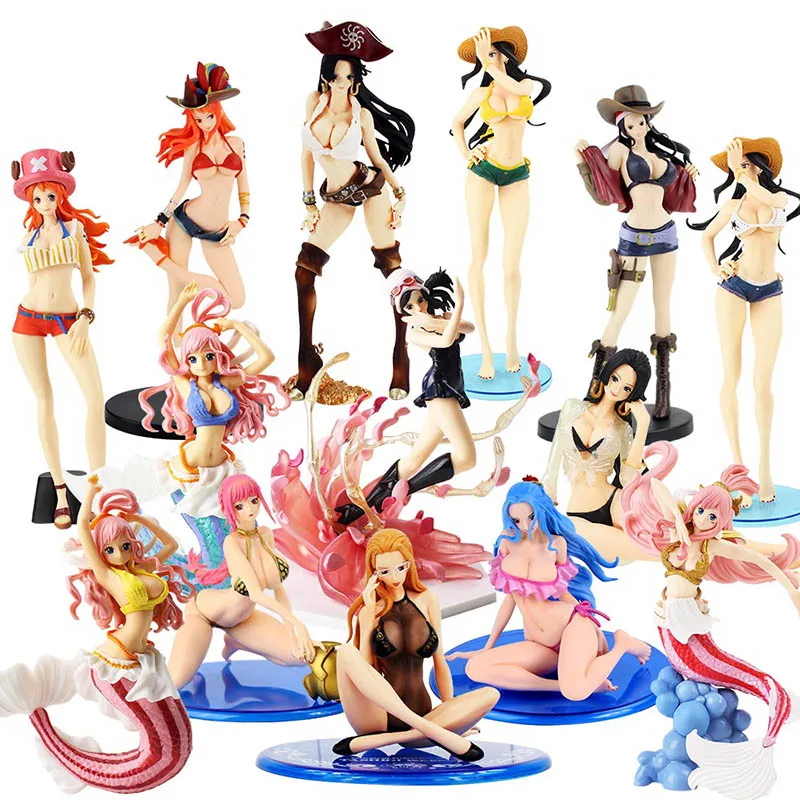 Аниме One Piece Nami Robin Hancock Kalifa Rebecca vivi бикини BB Ver. Купальник сексуальный гал пвх экшн