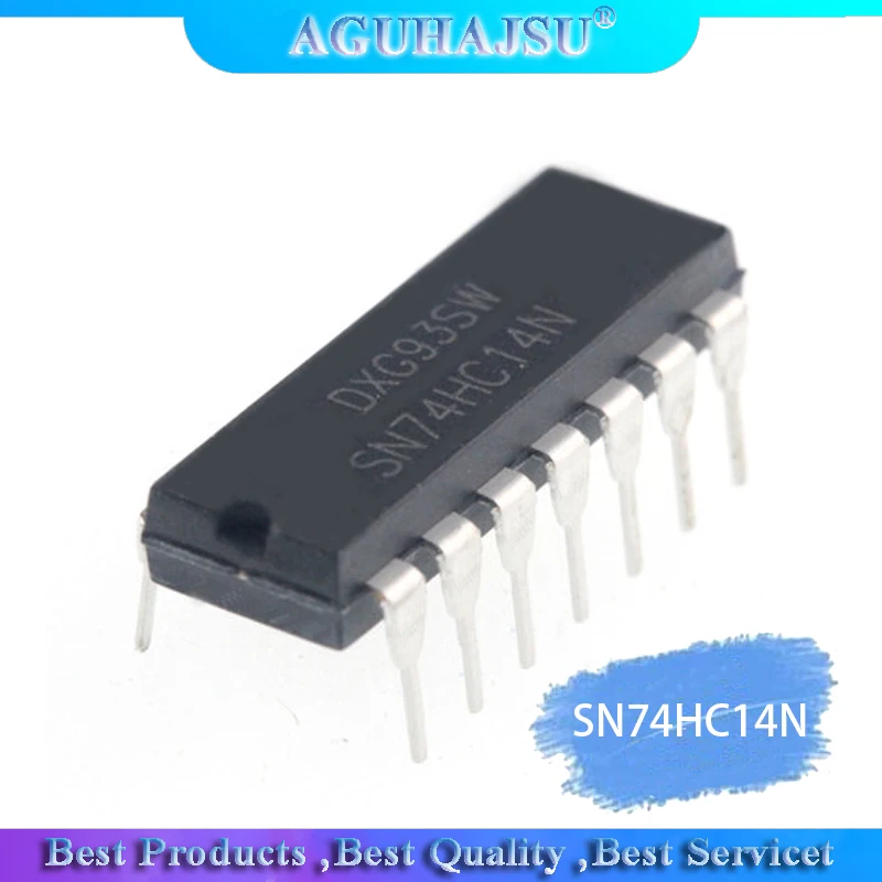 10 шт. SN74HC14N DIP14 SN74HC14 DIP 74HC14N 74HC14 Новый шестиинвертирующий триггер Schmitt DIP-14 |