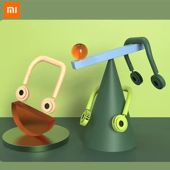 

New YouPin Portable Fan Hanging Neck Outdoor Sports Office Mini Fan USB Charging Adjustable Low Noise Electric Fan For XiaoMi