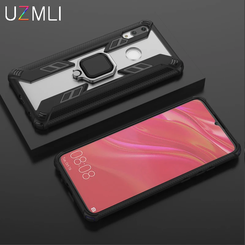

Luxury Armor Shockproof Metal Ring Case For Huawei Mate 30 20 P30 pro lite 20X NOVA4E P SMAR Y9 Y7 Y6 2019 Honor V20 20 10 lite