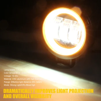 

Spotlight Work Lights 3.5 inches Trailer Interior Exterior 1 Pair 3.5 inch