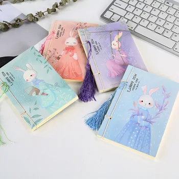 

Portable notebook Antique wind line creative notebook Supply student tassel