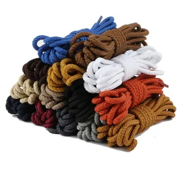 

70/90/120/150 CM Casual Sports Shoe lace Top Quality Polyester Solid Classic Round Shoelaces Martin Boot Shoelace New