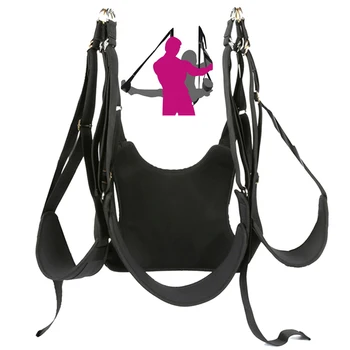 Sex Swing Chair Sling Hammock Flirt Sex Furniture Fetish Bandage Erotic Toy For Couple Adult Games Restraint Steel Frame 2