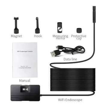 

5.5mm 1080P Wireless WiFi Endoscope Waterproof Inspection Camera E7CA