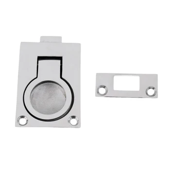 

Boat Slam Latch - Door Hatch Cabinet Lift /Pull Ring Marine Stainless Steel